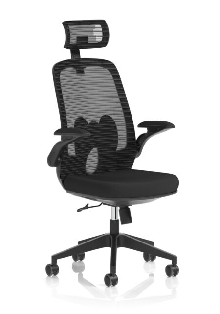 OE - Sigma Executive Mesh Chair With Folding Arms