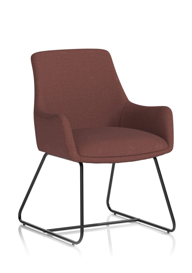 Quote Sled Base Office Reception Chair - Image 2