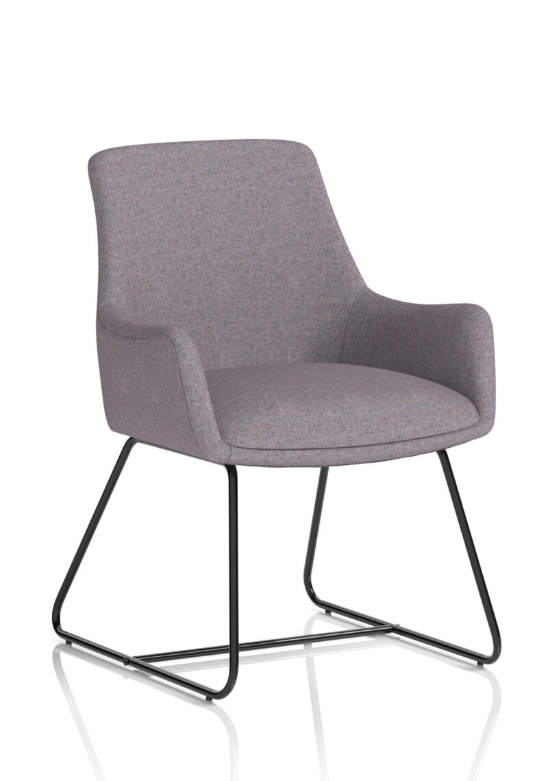 Quote Sled Base Office Reception Chair - Image 3