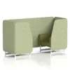 Rivet - Burnish Panels And Olive Sofa